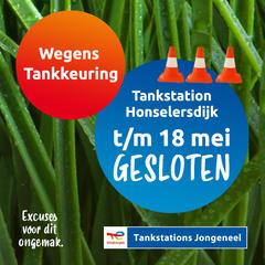 Uitloop tankkeuring Tankstation Honselersdijk