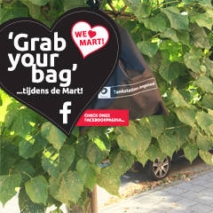 'Grab your bag' Mart-actie Valkenburg zh | Vind jij het tasje?